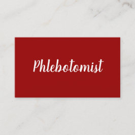 QR Phlebotomy Visitkort