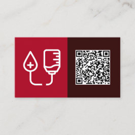 QR Phlebotomy Visitkort