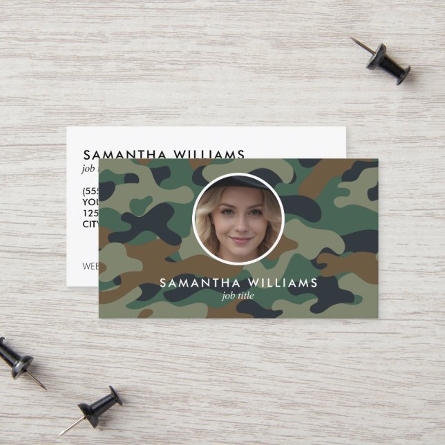 QR Photo Militär armé (Fram/Back In Situ)