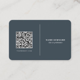 QR-professionell minimalistisk medierensrengöring  Visitkort