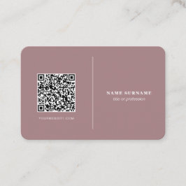 QR-professionell minimalistisk medierensrengöring  Visitkort