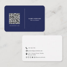 QR-professionell minimalistisk social-medieflotta 