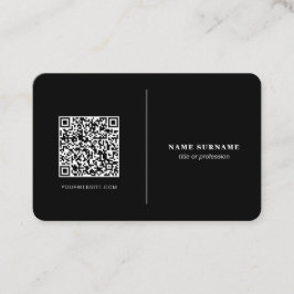 QR-professionell minimalistisk social-medieraster  Visitkort