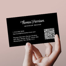 QR-Professionell QR-kod, svart för snyggt