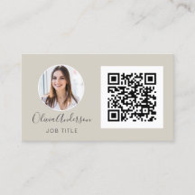 QR-Professionellen Photo Terracotta Natural Buss