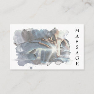 *~*. QR Reiki-massageterapi för massage med terapi Visitkort