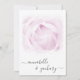 *~* QR Ro Flower + OSA - AR8 Bröllop-inbjudan Inbjudningar