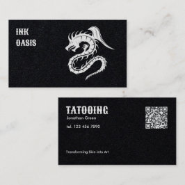 QR Tattoo Studio Visitkort