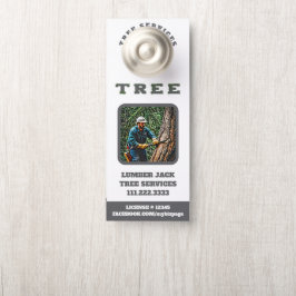 *~* QR Träd Man Lumber Jack Träd Service Door