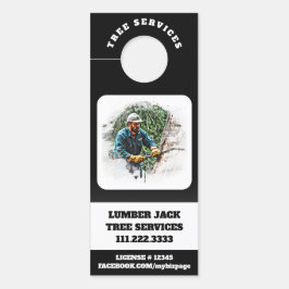 *~* QR Träd Services Man Lumber Jack Door