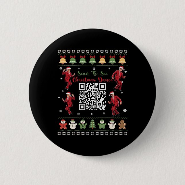 Qr Trump Dance Code President Dance Code Christmas Knapp (Framsida)