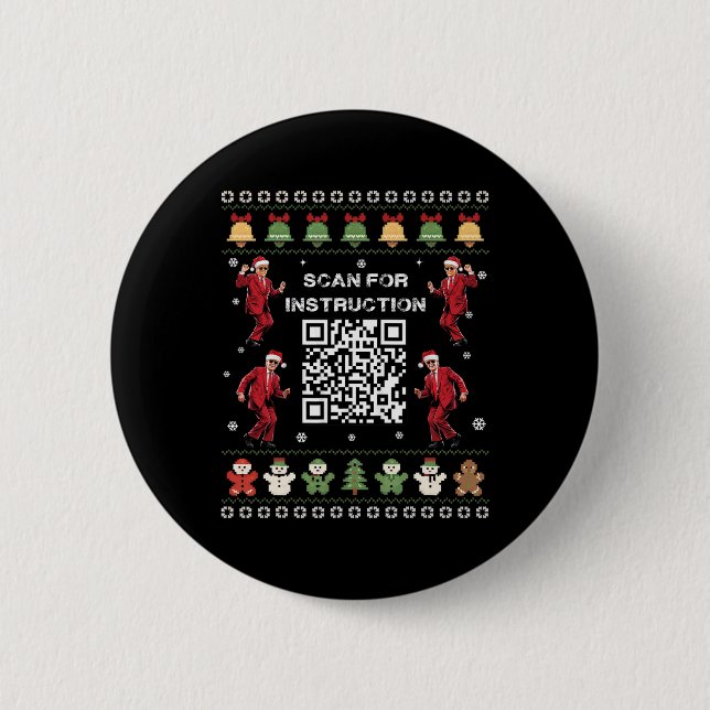 Qr Trump Dance Code President Scan for Instruction Knapp (Framsida)