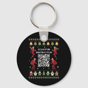 Qr Trump Dance Code President Scan for Instruction Nyckelring