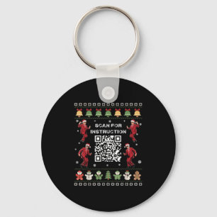 Qr Trump Dance Code President Scan for Instruction Nyckelring