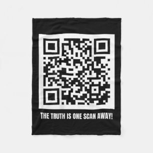 Qr Trump Dancing Code Merch Uni-vuxen, Black, Fleecefilt