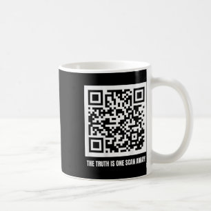 Qr Trump Dancing Code Merch Uni-vuxen, Black, Kaffemugg
