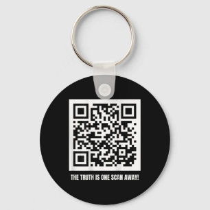 Qr Trump Dancing Code Merch Uni-vuxen, Black, Nyckelring