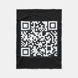 Qr Trump President Trump Dance Code Funny Uni Fleecefilt