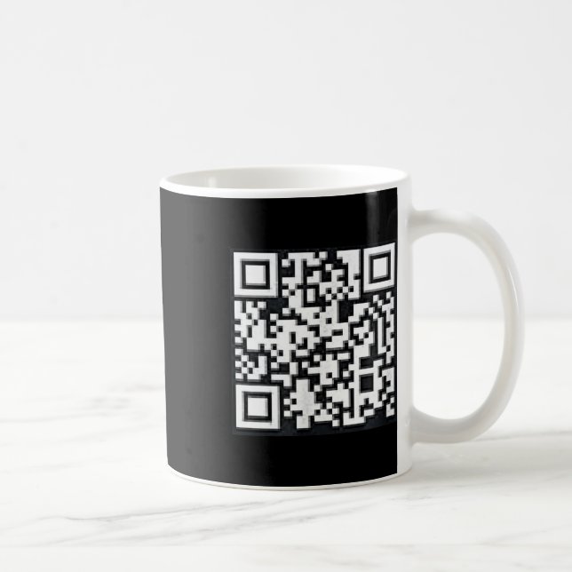 Qr Trump President Trump Dance Code Funny Uni Kaffemugg (Höger)