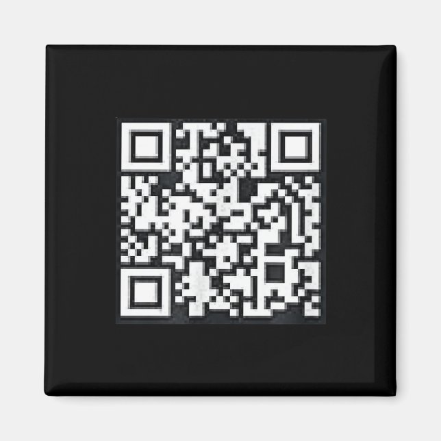 Qr Trump President Trump Dance Code Funny Uni Magnet (Framsidan)