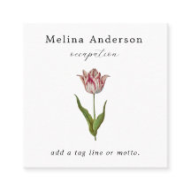 QR-Vintage, Flower Square, Affärskort