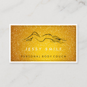 QRCode Logotyp Body Sculpting Massage Care Orange Visitkort