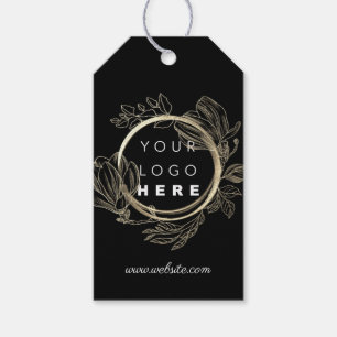 QrCode Logotyp Product Description Pris Blommigt B Presentetikett