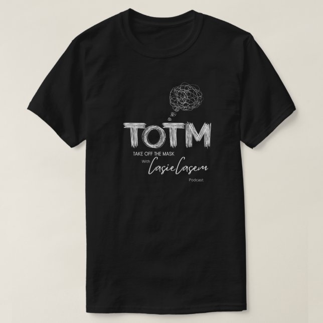 QRCODE_TOTM_Takeoffthemask-poddsändning T Shirt (Design framsida)