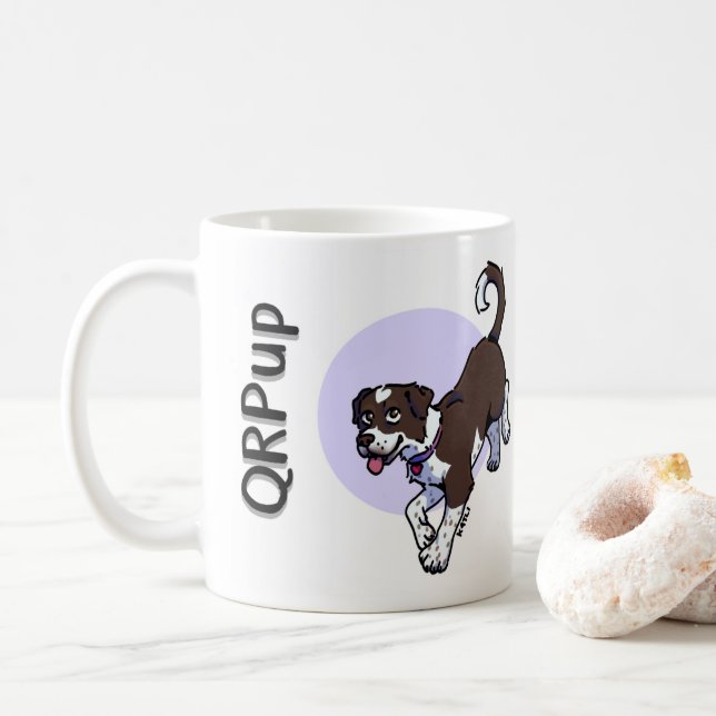 QRPup Cup - Hazel Kaffemugg (Med munk)