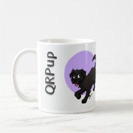 QRPup Cup - Svart Terrier Kaffemugg