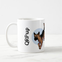 QRPup Cup - Tysk Schäferhund Kaffemugg