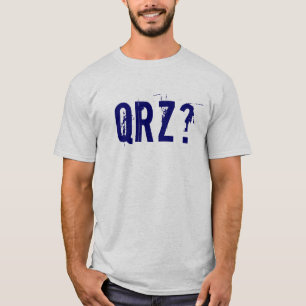 QRZ? Manlign radiosände skinkaT-tröja T-shirt