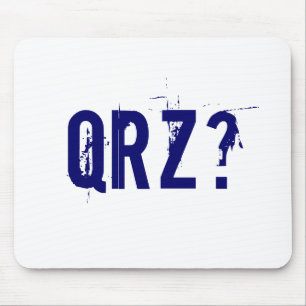 QRZ? Radiosände skinka Mousepad Musmatta