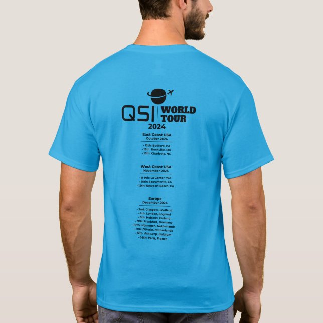 QSI - World Tour 2024 T Shirt (Baksida)