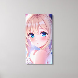 QT Blue Eyes 3 Canvastryck