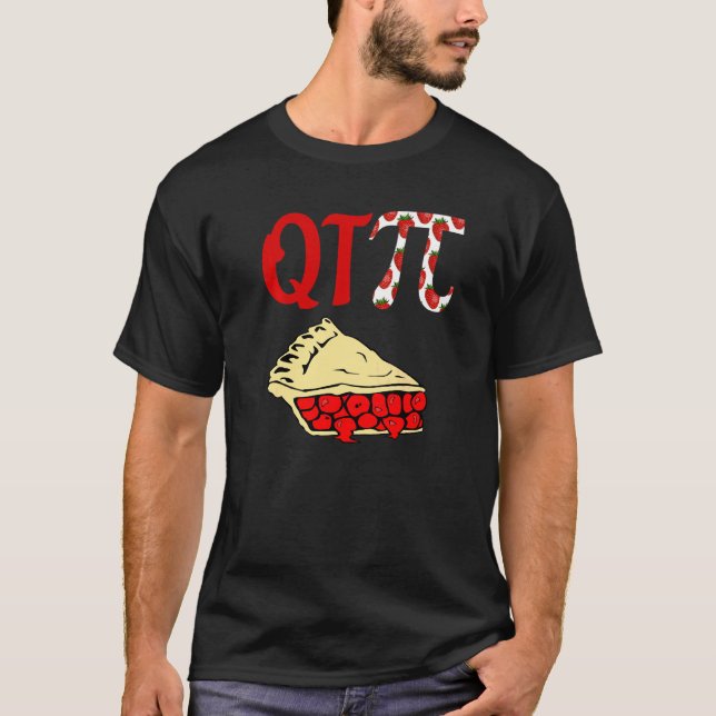 Qt Pi Math Pun Cute Paj Pi Day T Shirt (Framsida)