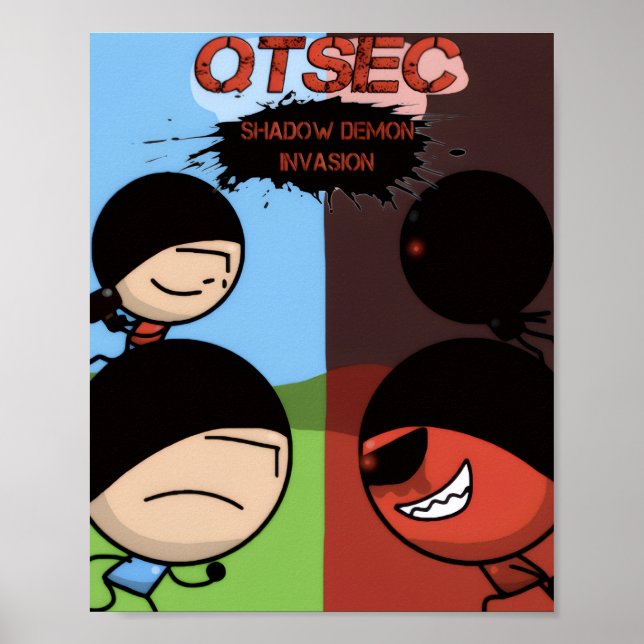 QTSEC Shadow Demon Invasion Poster (Framsidan)