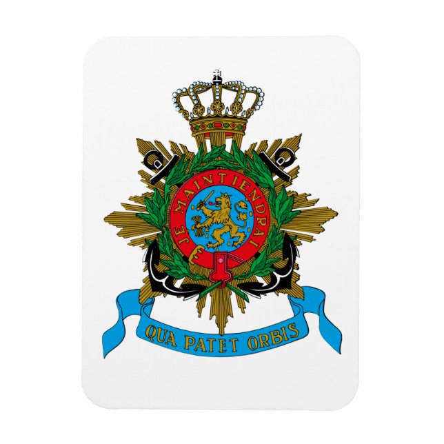 Qua PNEBA - Korps Mariniers Embleem Magnet (Vertikal)