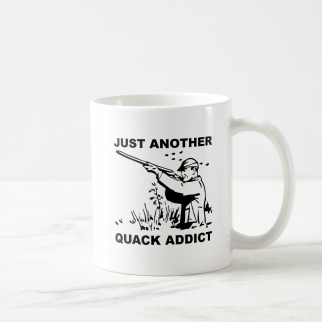 Quack Addict Funny Mug Kaffemugg (Höger)