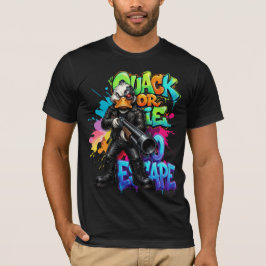 Quack eller... Rolig Tecknad Ank T-Shirt
