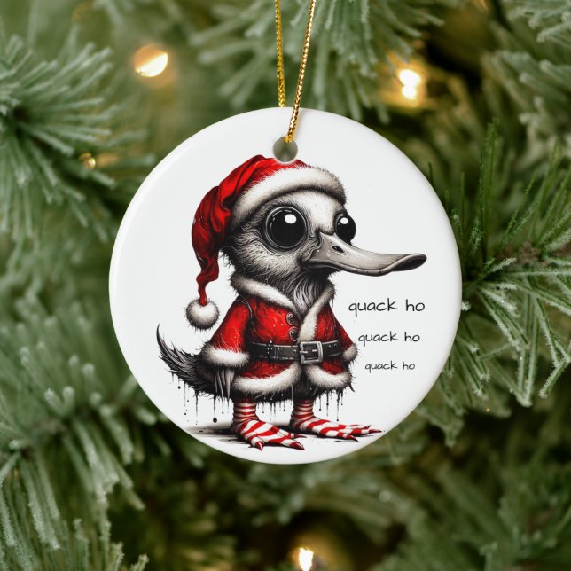 Quack Ho Duck Christmas Julgransprydnad Keramik (Träd)
