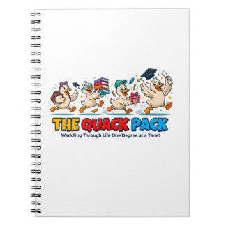 Quack Pack Ankgraduation Humor Anteckningsbok