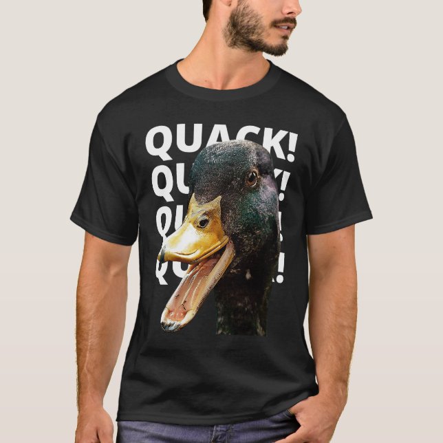Quack Quack för Anka Älskare T Shirt (Framsida)