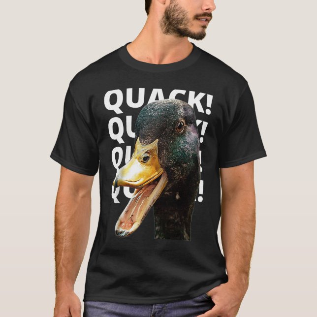 Quack Quack for Duck  Raglan Baseball T Shirt (Framsida)