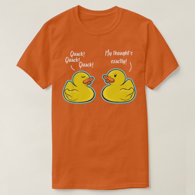 Quack Quack Quack Duck Conversation Ducks  T Shirt (Design framsida)