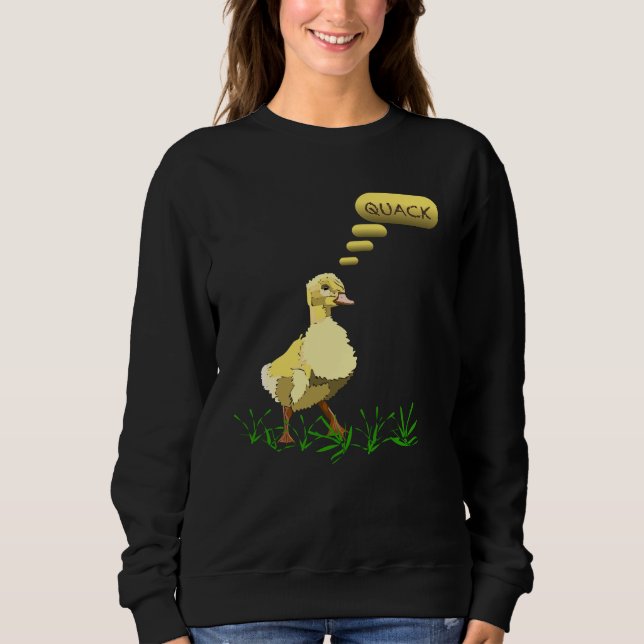 Quack säger Anka T Shirt (Framsida)