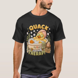 Quack Terapi Söt Spa Anka Kawaii T Shirt