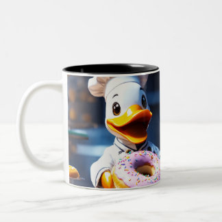 "Quack-Up Brew": "Donald Delight-mardröm" Två-Tonad Mugg