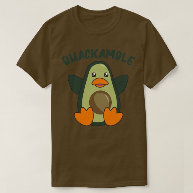 Quackamole Sweet Avocado Anka Pun Avocados 4 T Shirt (Design framsida)