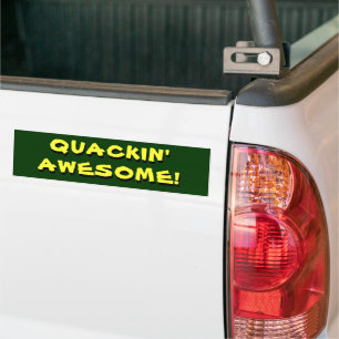 Quackin'Fantastisk Bumper Sticker Bildekal